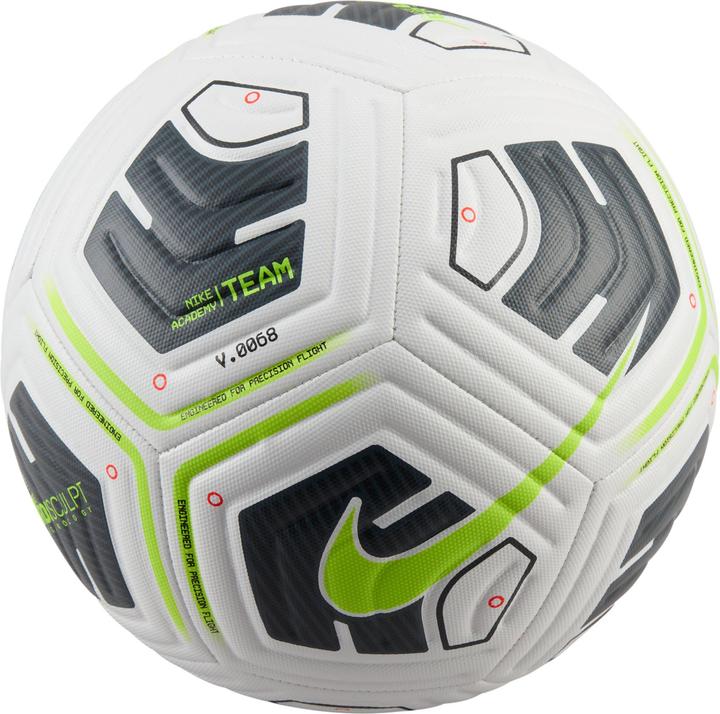 Produktbild Nike Piłka nożna Academy Team FA24 biało-czarno-zielona FZ7540 100 5 (5)