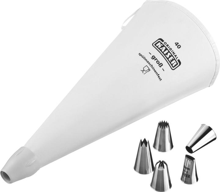 Produktbild Kaiser Profi Spritzbeutel-Set 7-teilig La Forme Plus (Spritzbeutel Set, 500 ml)