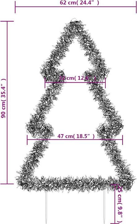 Image du produit vidaXL LED Weihnachtsbaum