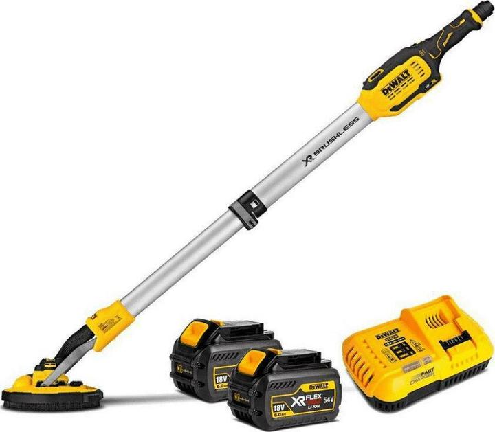 Immagine prodotto DeWalt levigatrice per muri 18V 2x6Ah (Levigatrice a collo lungo)