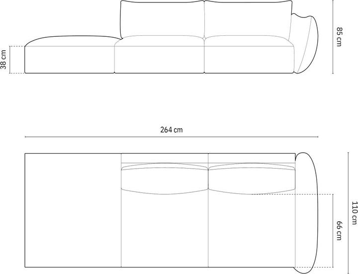 Produktbild Cosmopolitan Design Matera (3-Sitzer)