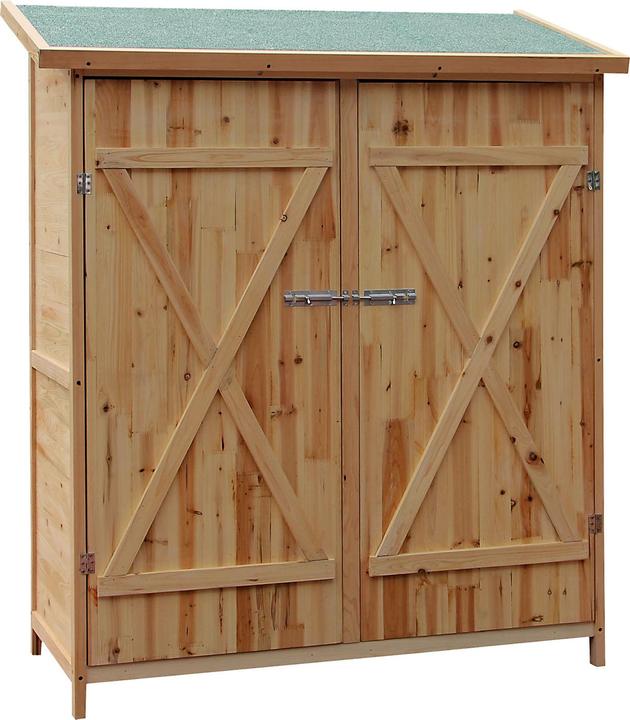 Actual product image Wiltec Garden shed XXL wooden tool shed Garden cupboard Garden shed