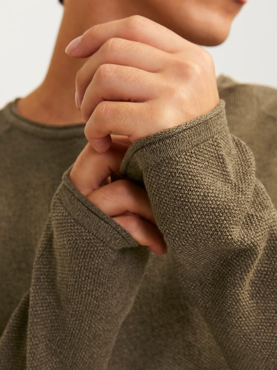 Produktbild Jack & Jones Plain Knitted pullover Strickpullover mit Rundhals (S)