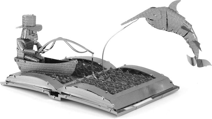 Produktbild Metal Earth constructie speelgoed The Old Man & The Sea Book Sculpture