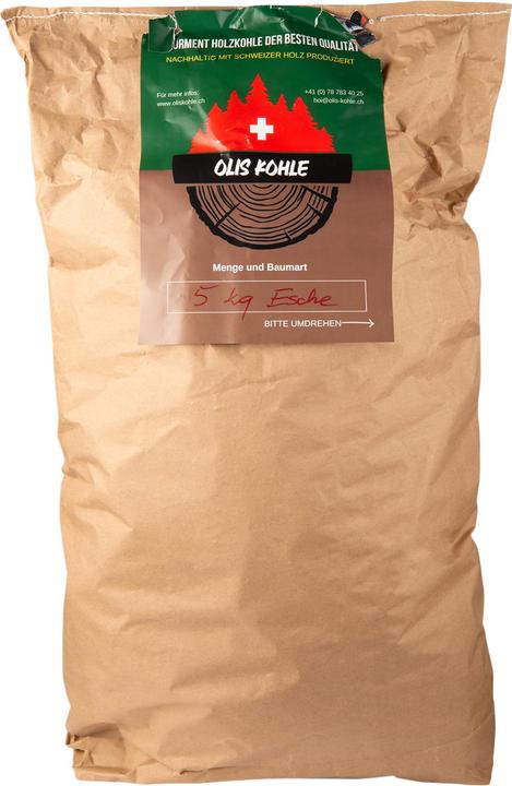 Produktbild Olis Kohle 5 kg Holzkohle Esche schwarz (5 kg)