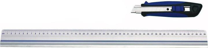 Actual product image Wedo Aluminium cutting ruler (50 cm, Aluminium)