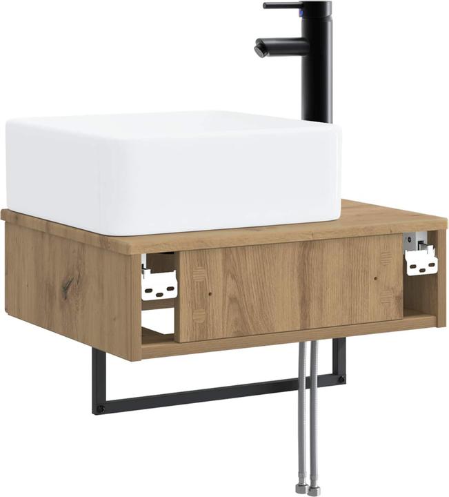 Actual product image vidaXL Wandmontiertes Waschbecken (410 mm, 500 mm)
