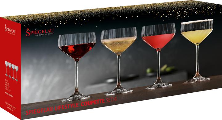 Immagine prodotto Spiegelau Stile di vita (31 cl, 4 Occhiali, Bicchieri da champagne)