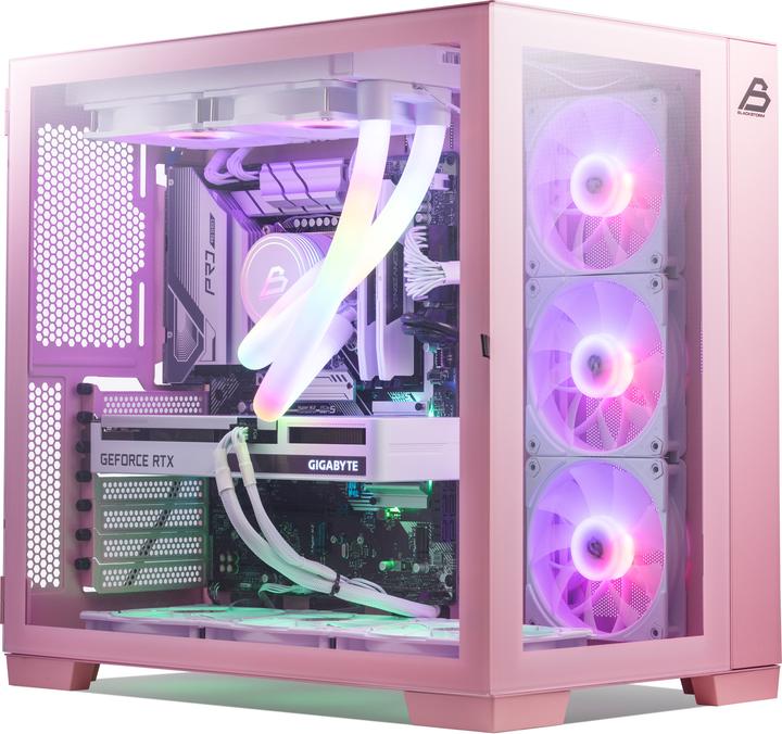 Produktbild Blackstar Artemis A711G ATX Case with Window, Pink