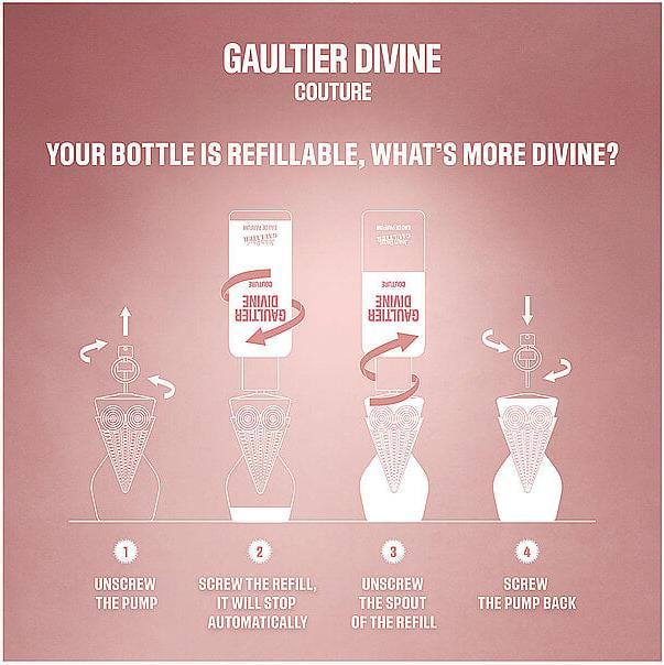 Produktbild Gaultier Divine Couture Refill (Eau de Parfum, 200 ml)