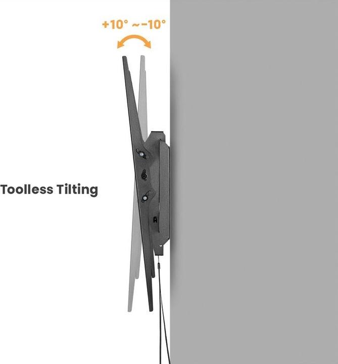 Produktbild Value Ultraflache TV-Wandhalterung neigbar<120"<120kg 900x600 (Wand, 120", 120 kg)