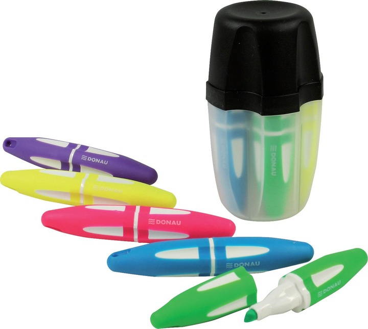 Immagine prodotto Donau Evidenziatore colori assortiti (Multicolore, 5 x)