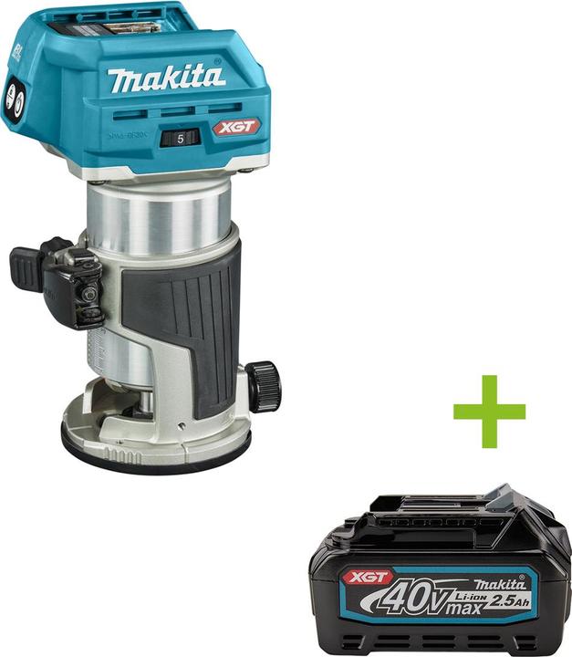 Makita RT001GZ14 Accu Boven- en Kantenfrees 40V Max Basic Body
