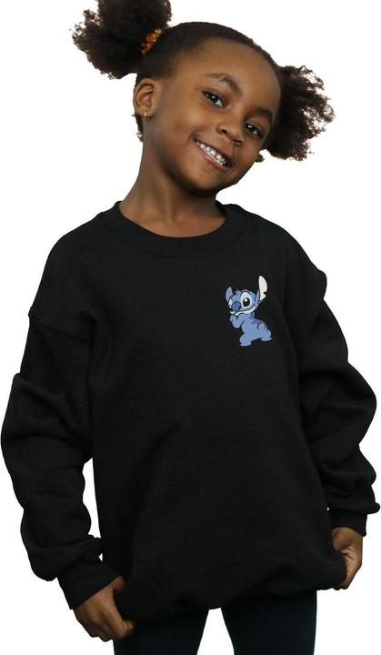 Produktbild Disney Lilo And Stitch Stitch Backside Breast Print Sweatshirt Mädchen (128)