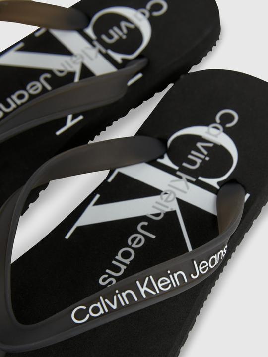 Actual product image Calvin Klein Ladies' beach sandal Monologo (36)