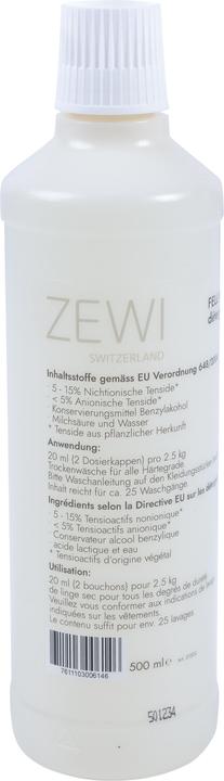 Actual product image Zewi Lambskin detergent