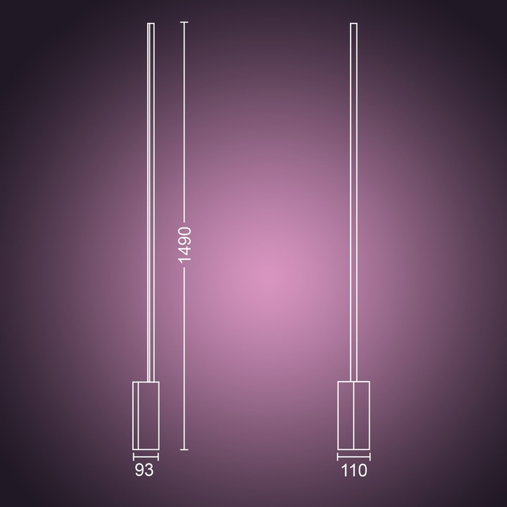 Image du produit Philips Hue Signe Base BT (2500 lm)