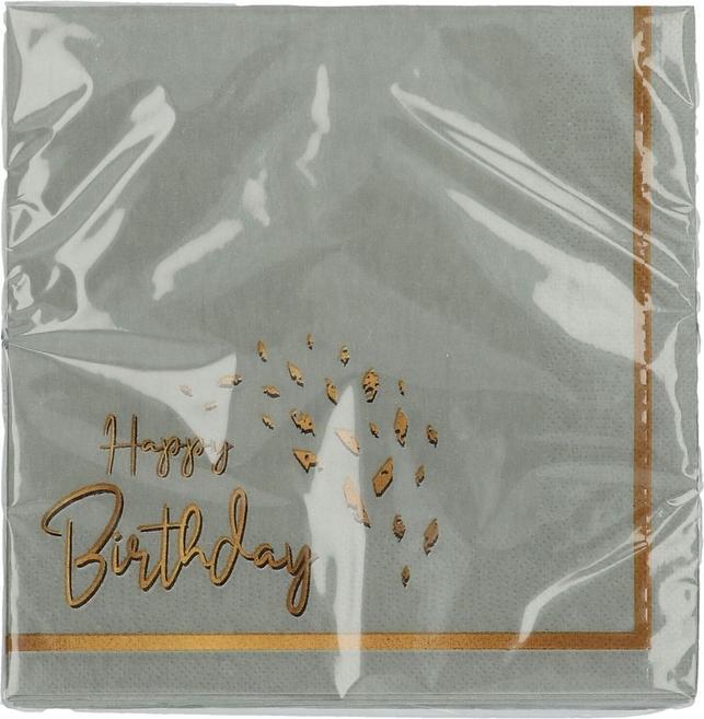 Image du produit Folat Joyeux anniversaire (20 x, 33 x 33 cm)