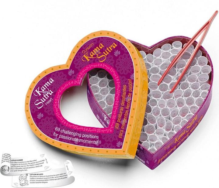 Actual product image tease & please Kama Sutra Heart (Other, Spanish, English)