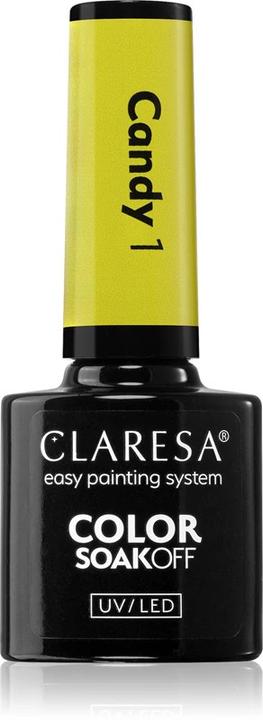 Actual product image Claresa Soak Off Uv/Led Candy Gel Polish 1 5G (Candy, UV gel varnish)