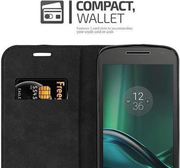 Actual product image Cadorabo Case Book Invisible Magnet (Motorola Moto G4, Motorola Moto G4 Plus)