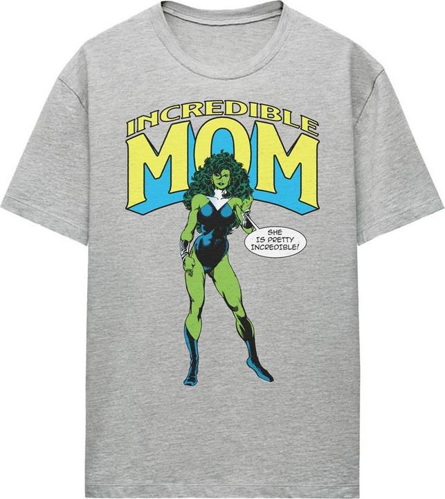Produktbild She Hulk Incredible Mom TShirt meliert Muttertag (S)