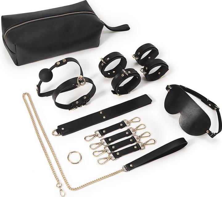 Produktbild Kiotos BDSM Fancy 9 Item Kit - Black