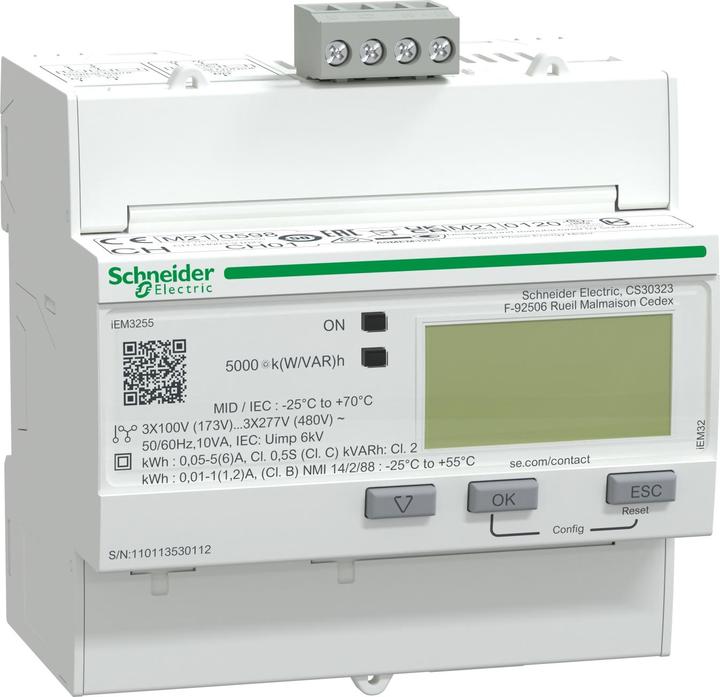 Schneider Electric Acti9 iEM3200 Energy Meter Modbus MID
