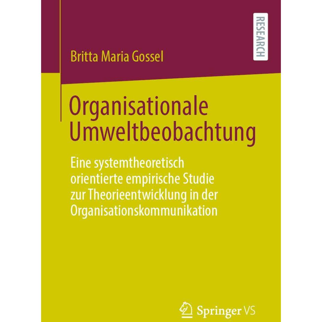 Organisationale Umweltbeobachtung, Fachbücher von Britta Maria Gossel