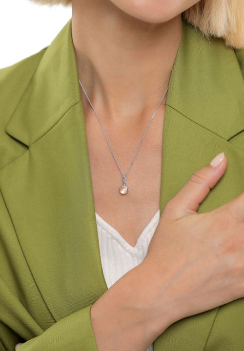 Image du produit Elli Collier Pierre de Lune Gemstone Nature 925 Argent Sterling (Pierre de lune)