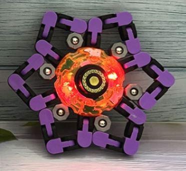 Produktbild Ueli Express Oktopus Max Fidget Spinner mit LED Licht Violett