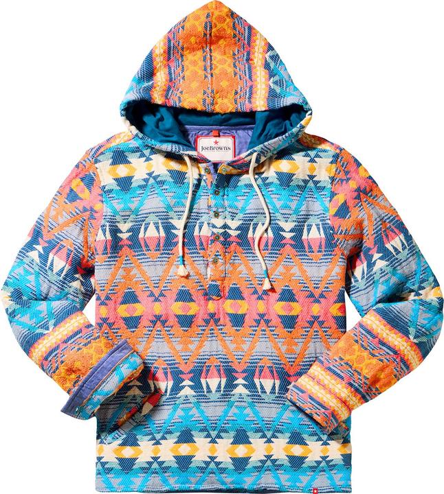Immagine prodotto Joe Browns Bright Aztec Button Detail Hoodie (S)