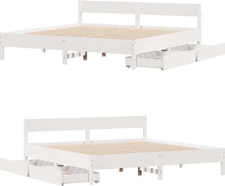 Actual product image VidaXL Bed without mattress (120 x 200 cm)