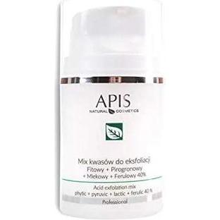 Apis Natural Cosmetics, Gesichtsmaske, Apis - Exfoliation Acid Acid Mix Is Phytic + Pyrurogonic + Lactic + Ferul 40% 50M...
