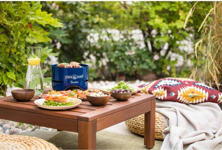 Actual product image Siena Garden Tamber table grill blue