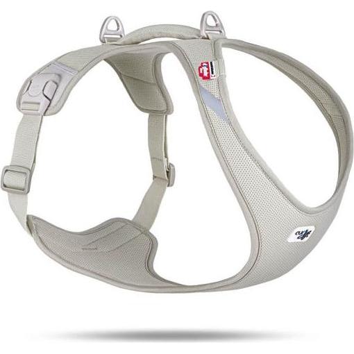 Curli Belka Comfort Hundegeschirr All New Hellgrau 3XL (3XL, Hund, Allgemein), Halsband + Leine