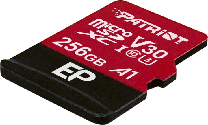 Actual product image Patriot EP Pro PEF256GEP31MCX (256GB, Class 10, Class U3, Memory Card) (256 GB, microSDXC, U3)