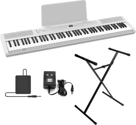 Actual product image Artestia Artesia PE-88 Digital Piano White with Keyboard Stand (88 Keys)