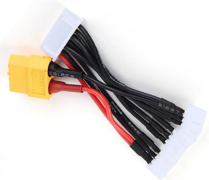 Actual product image OMP Hobby Charging cable XT60 to JST-XH 2S 3in1