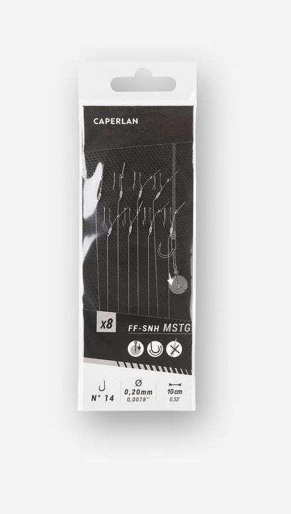 Actual product image Caperlan Method feeder leader ff - snh - MTSG with hook size 14
