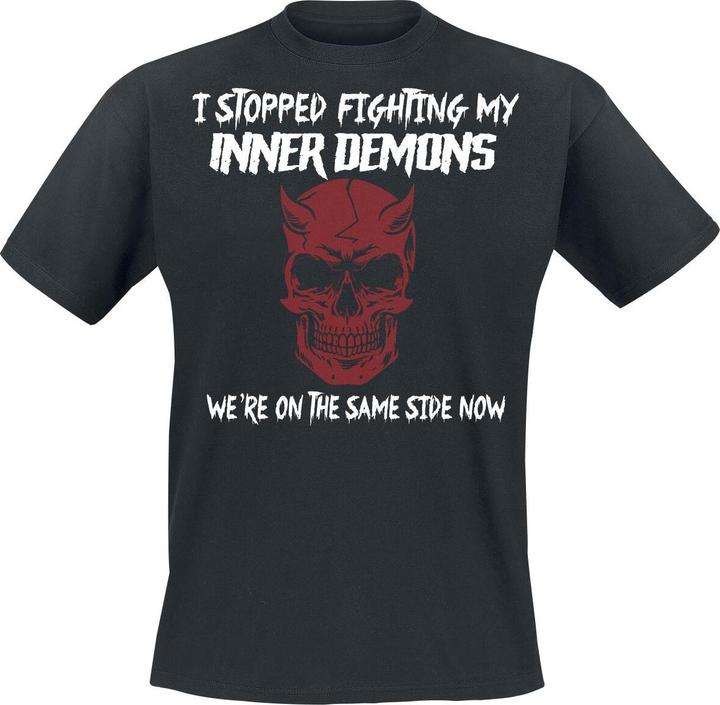 Produktbild Gaming-Sprüche My Inner Demons (XL)