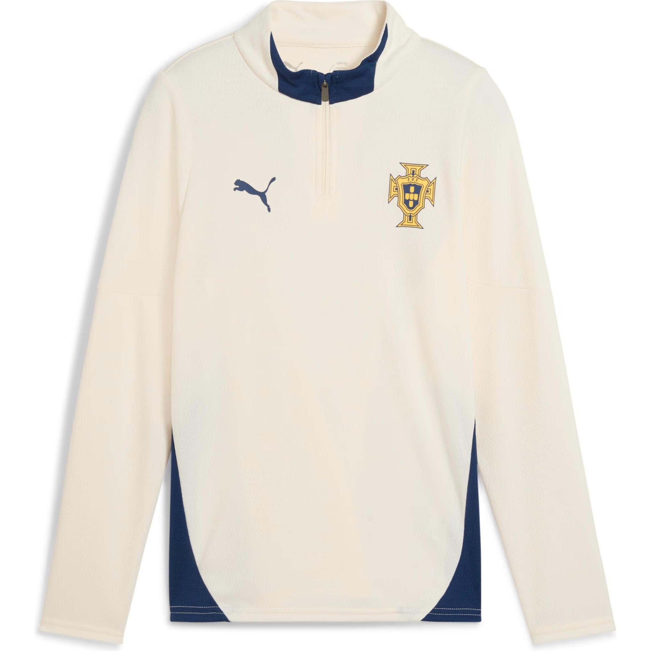 Puma, Herren, Sportshirt, FPF Training 1/4 Zip Top Jr (140), Mehrfarbig, 140
