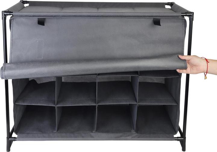 Immagine prodotto Relaxdays Camping-Schuhregal (85 x 35,5 x 65 cm)