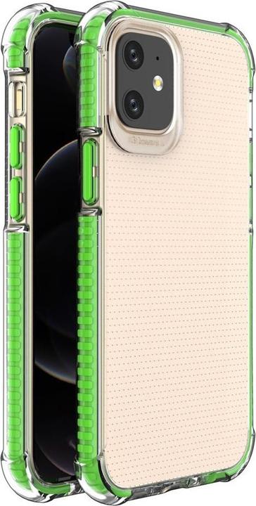 Immagine prodotto Hurtel Custodia corazzata Spring Armor gel elastica con cornice colorata per iPhone 12 mini verde (Apple iPhone 12 mini)