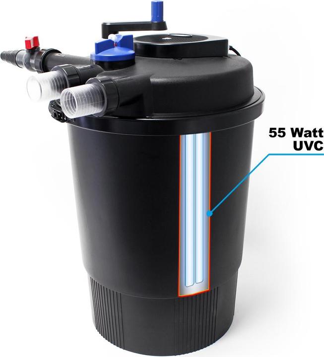 Produktbild SunSun CPF-30000 Druckteichfilter 12.000 l/h / 55 W Teichdruckfilter Teichfilter