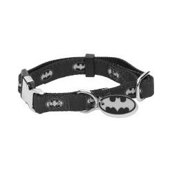 PawLove Paw Love - Batman Hundehalsband (S/M) - Schwarz/Grau (S, M, Hund, Hundesport), Halsband + Leine