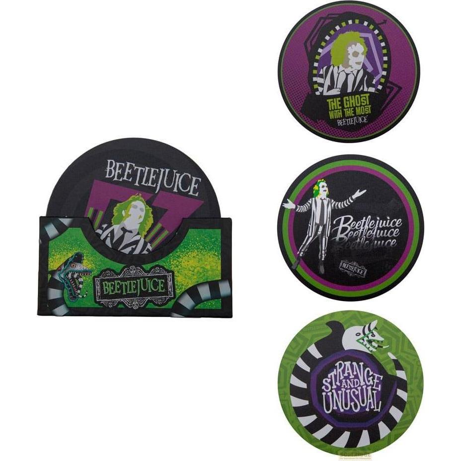 Cinereplicas, Untersetzer, Beetlejuice Untersetzer 4er-Pack (4 x)