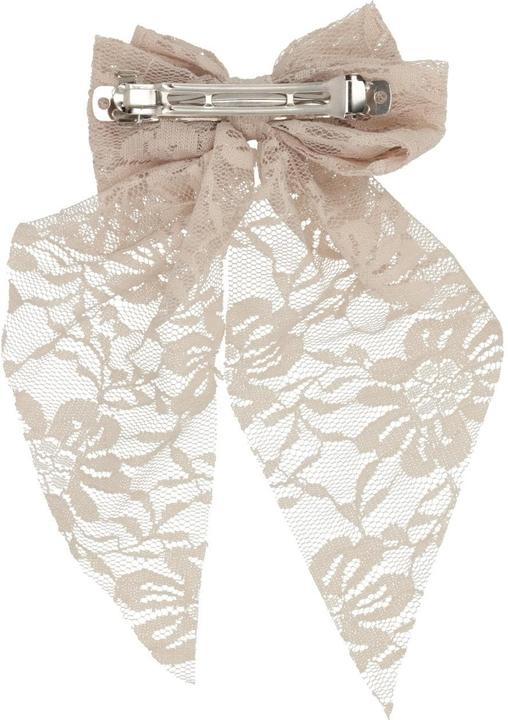 Immagine prodotto Trisa Haarbarrette mit Spitzenschleife, Beige