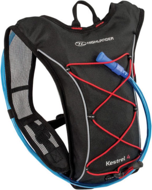 Actual product image Highlander Kestrel 4 Hydration Pack - Bk/Rd (4 l)