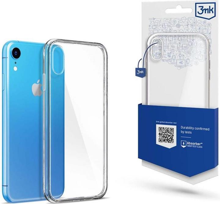 Immagine prodotto 3MK Custodia trasparente Copertura posteriore, Apple, iPhone XR, TPU, Trasparente (Apple iPhone XR)